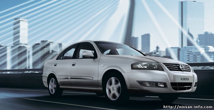 Характеристики Nissan Almera Classic